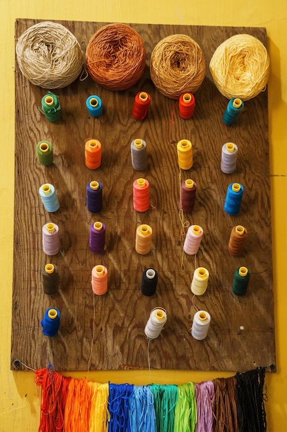 Próbki mulin i tkanin